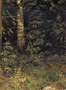 Ivan Shishkin Silver birch and mountain ash painting